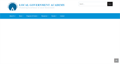 Desktop Screenshot of localgovernmentacademy.org