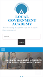 Mobile Screenshot of localgovernmentacademy.org